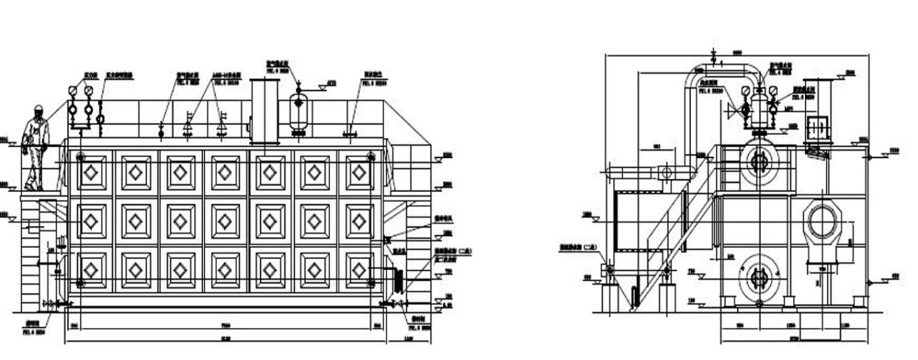 鍋爐內部流程圖